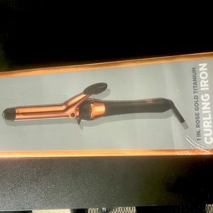 1 inch rose gold curling iron
